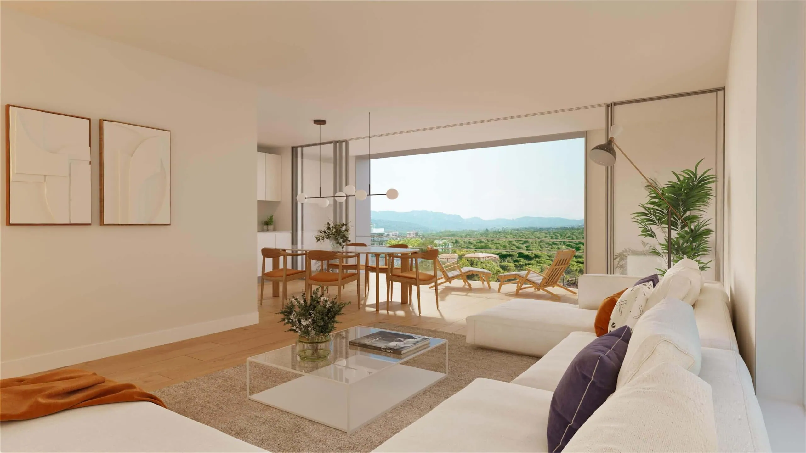 Новостройка BRAVA в Platja d'Aro, Girona. Гостинная